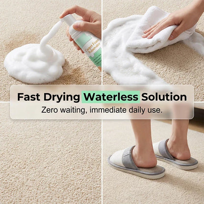 Waterless Carpet Foam Stain Remover
